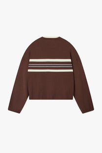 Smith Knit Sweater Brown