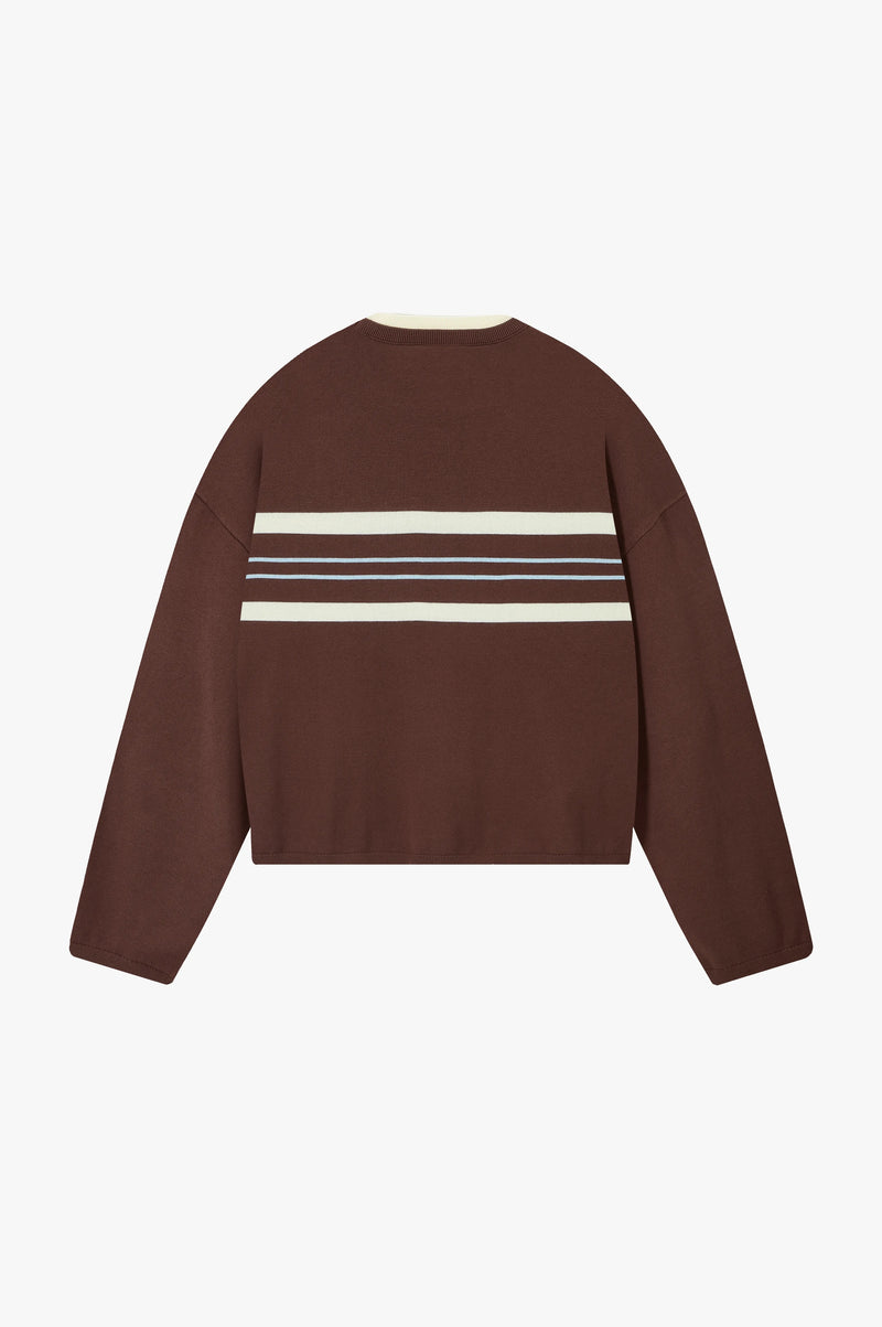 Smith Knit Sweater Brown