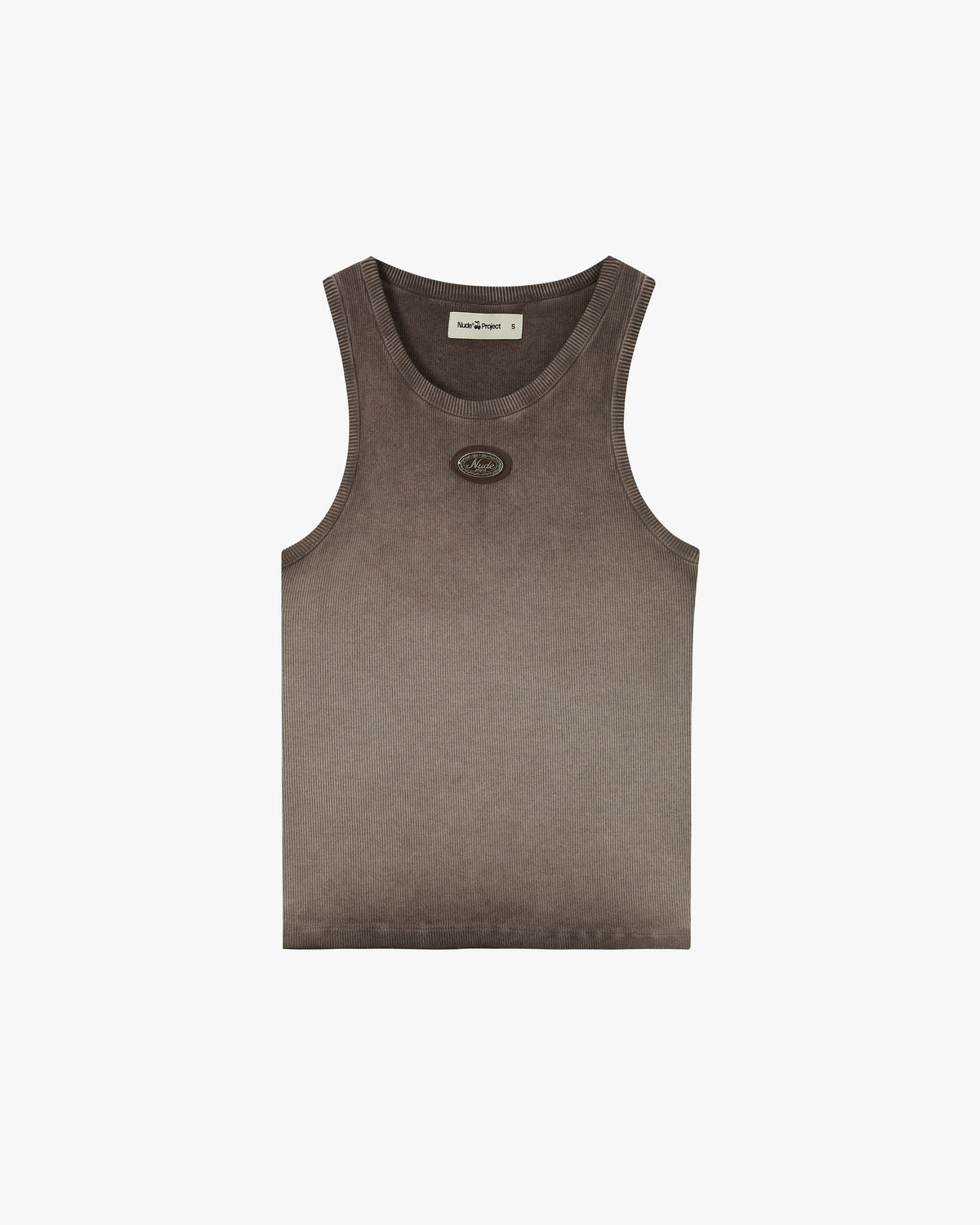 Regina Tank Top Washed Brown