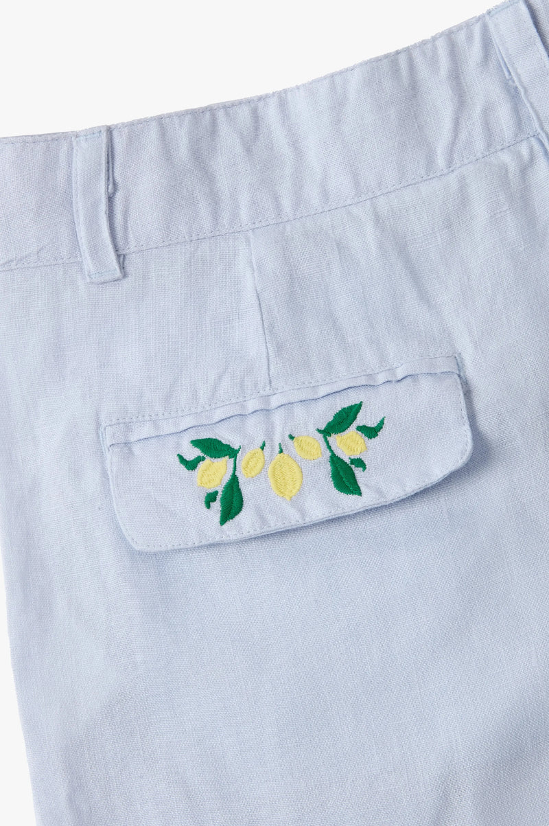 Kimchi Linen Shorts Baby Blue