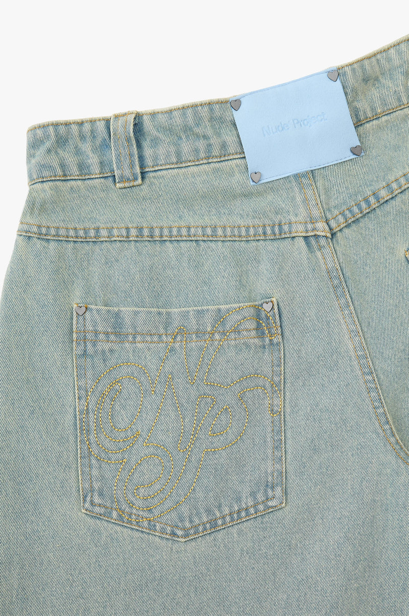 Barrel Jeans Acid Wash