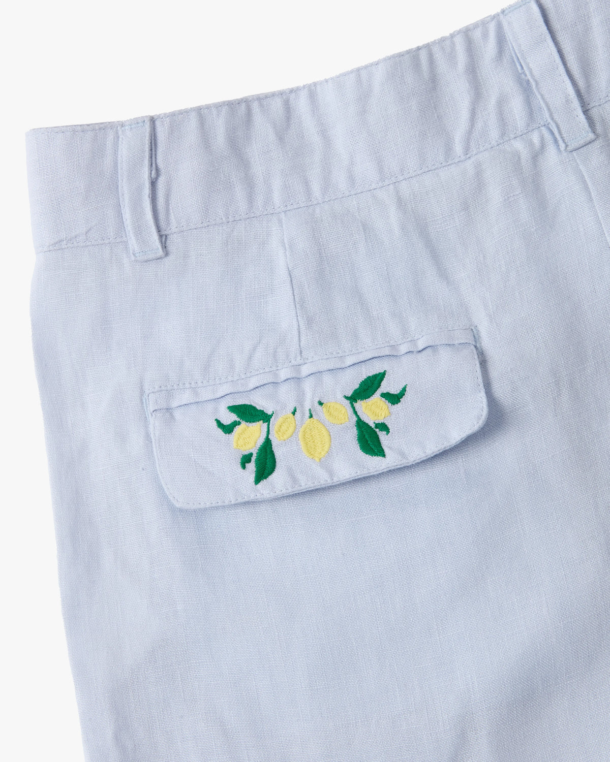 Kimchi Linen Shorts Baby Blue