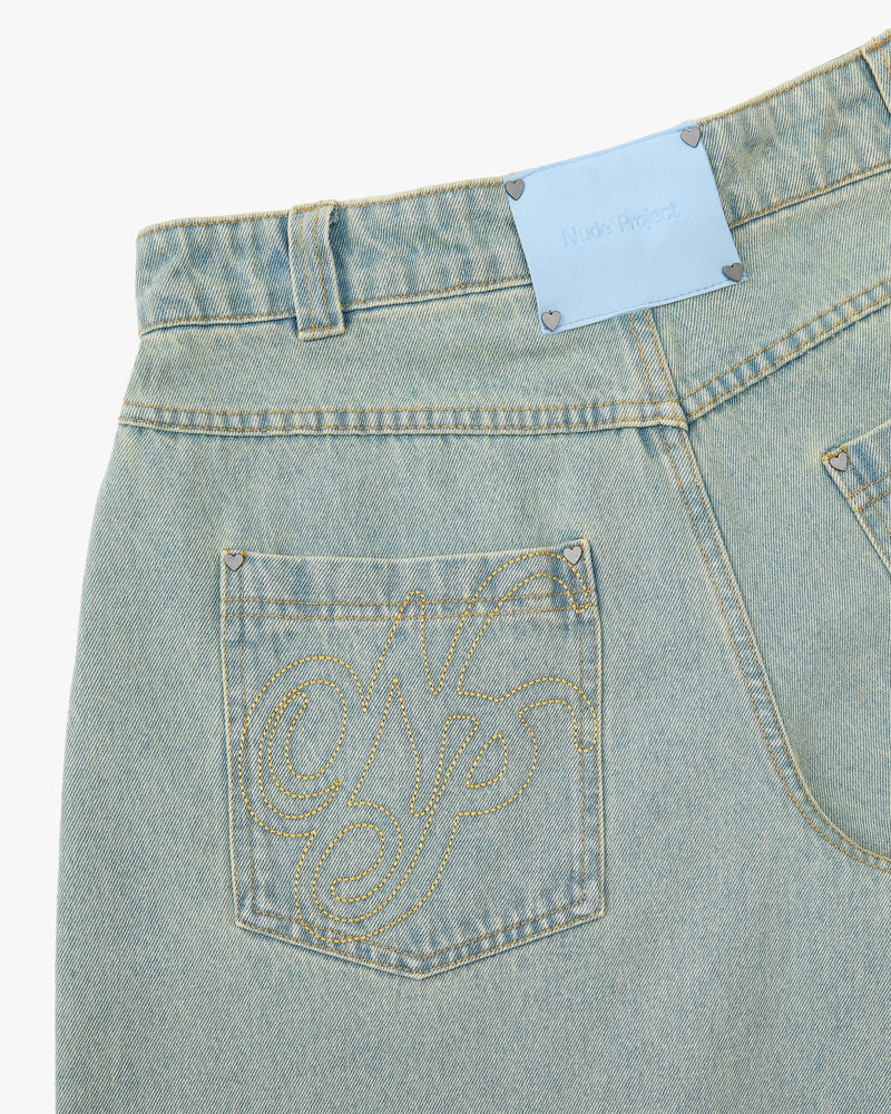 Barrel Jeans Acid Wash