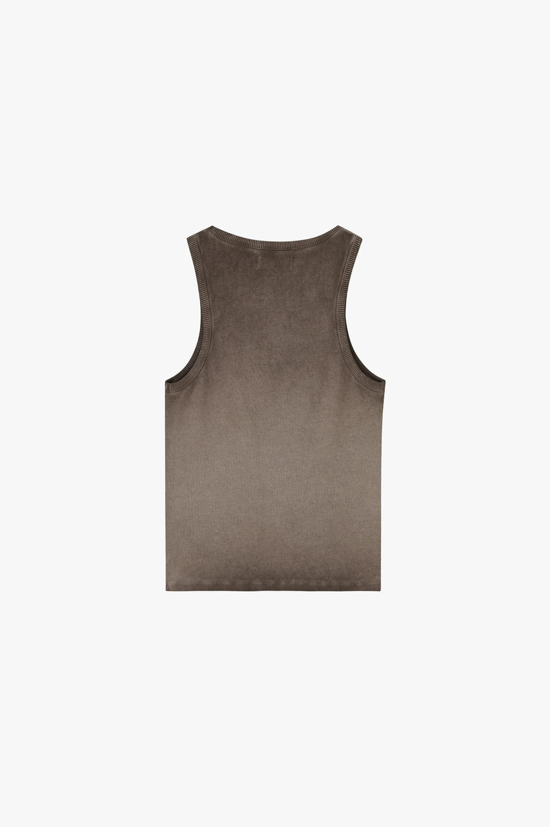 Regina Tank Top Washed Brown