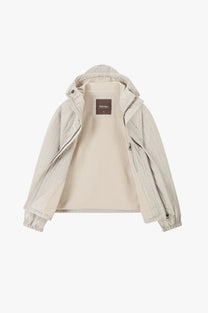 Checked Windbreaker Jacket