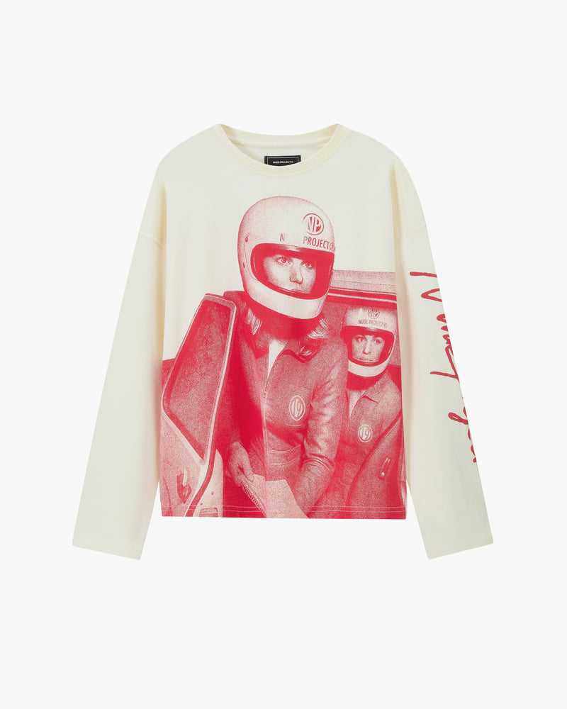 Rally Long-Sleeve Tee Red