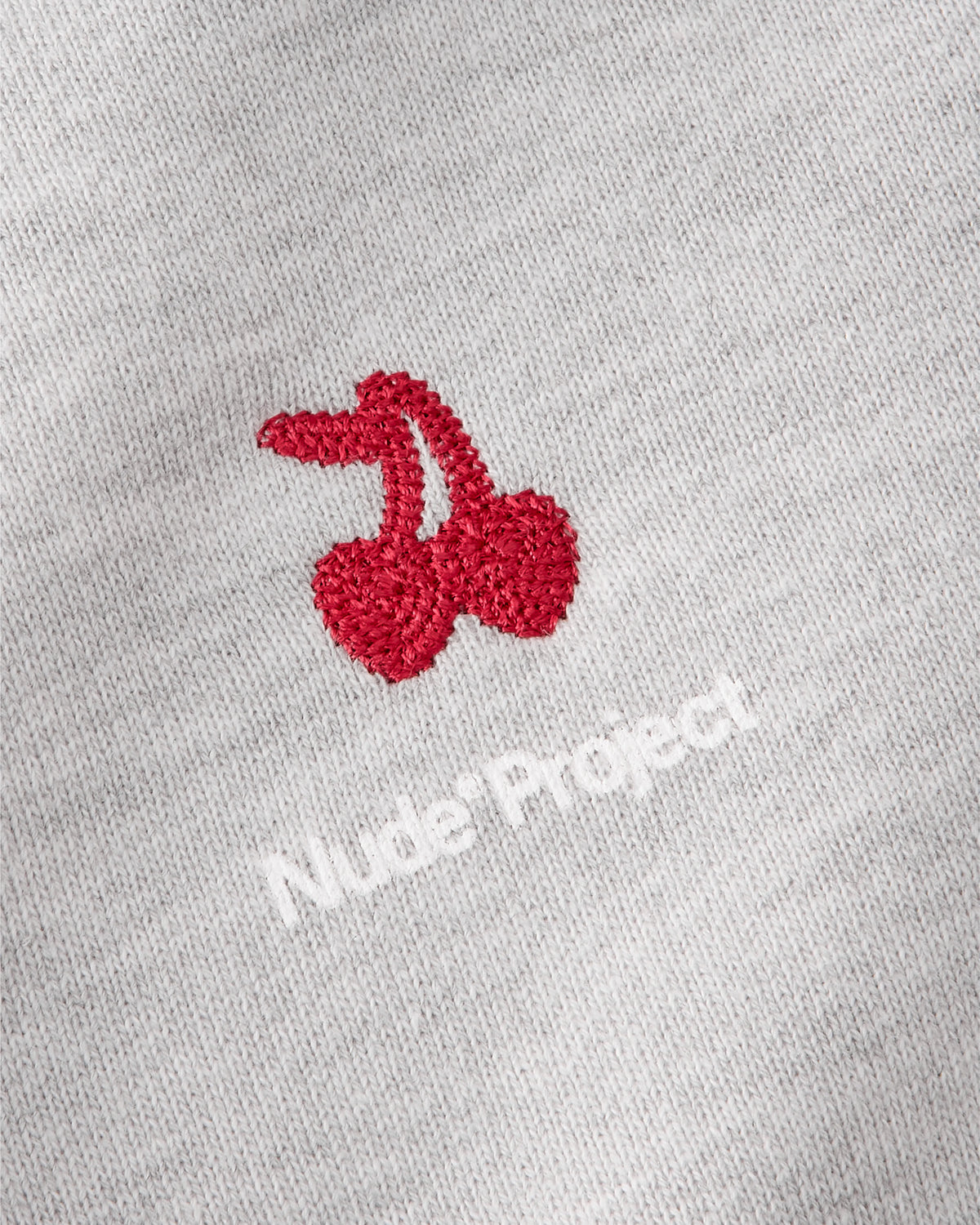 Basic Cherry Hoodie Grey