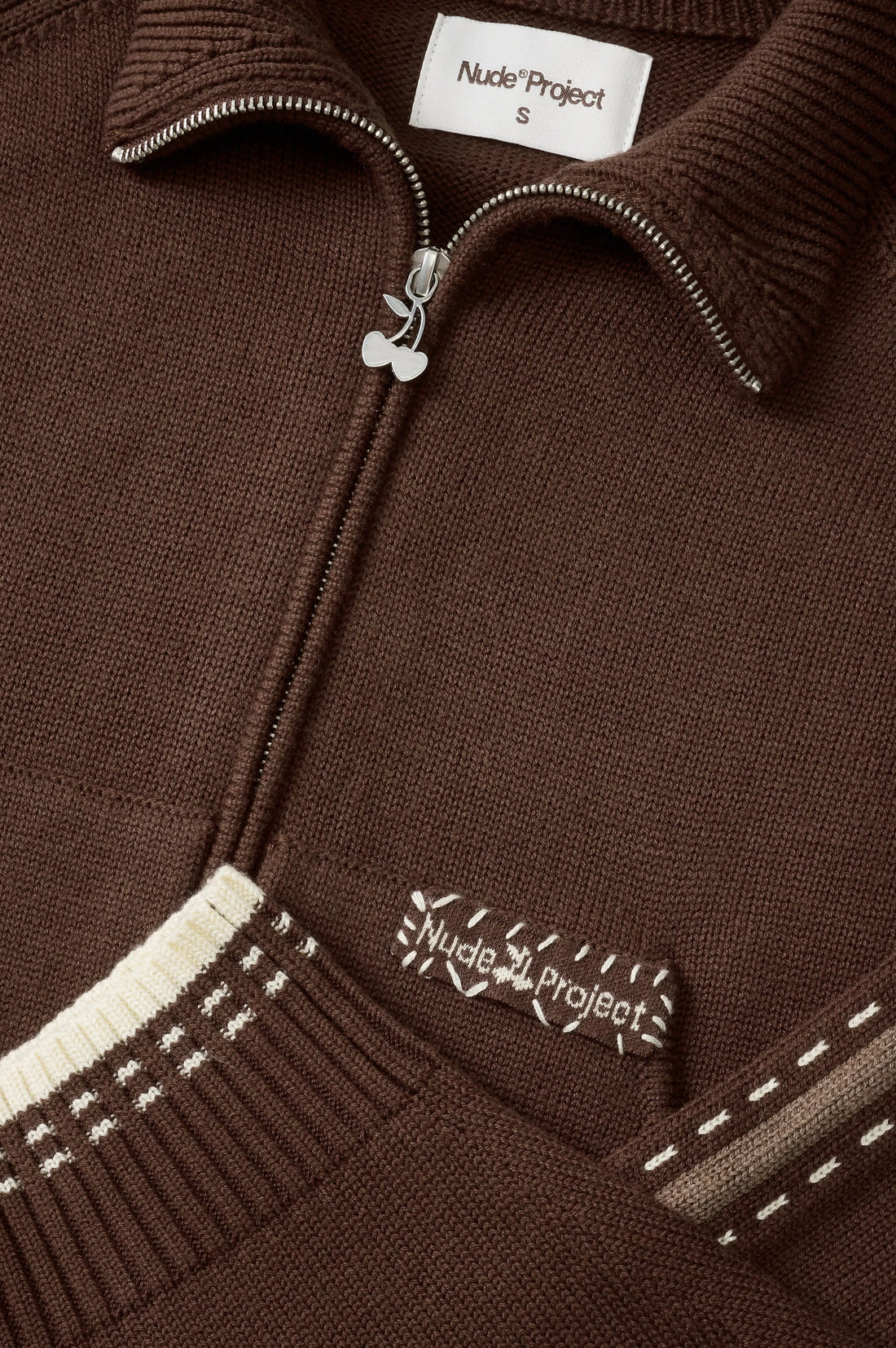 Work Trip Zip-Up Knit Cardigan