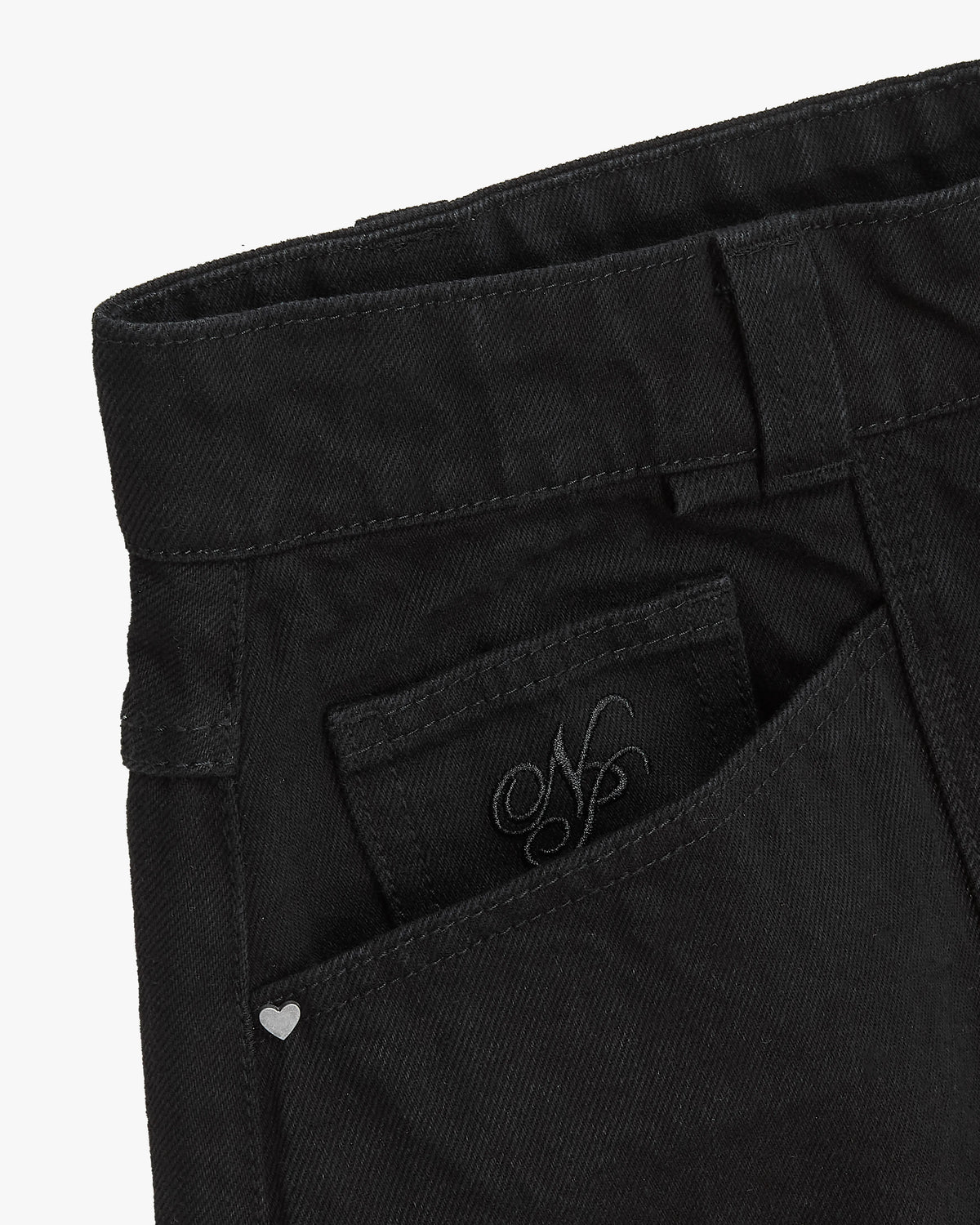 Barrel Jeans Black
