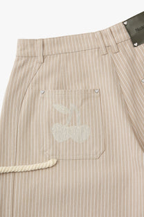 Worker Carpenter Pants Beige