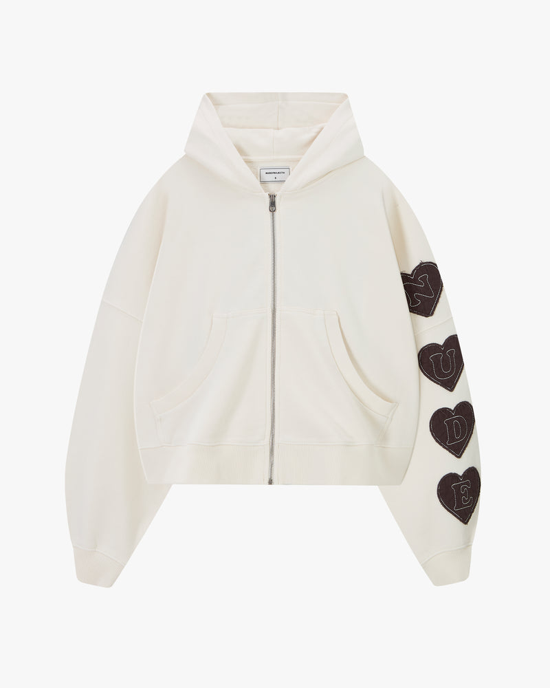 ANMHE Zip-Up Hoodie Marshmallow