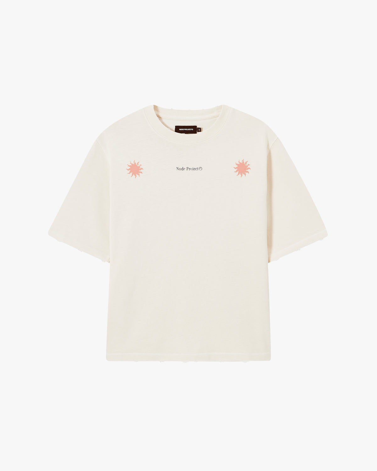 SOLET CROPPED TEE MARSHMALLOW