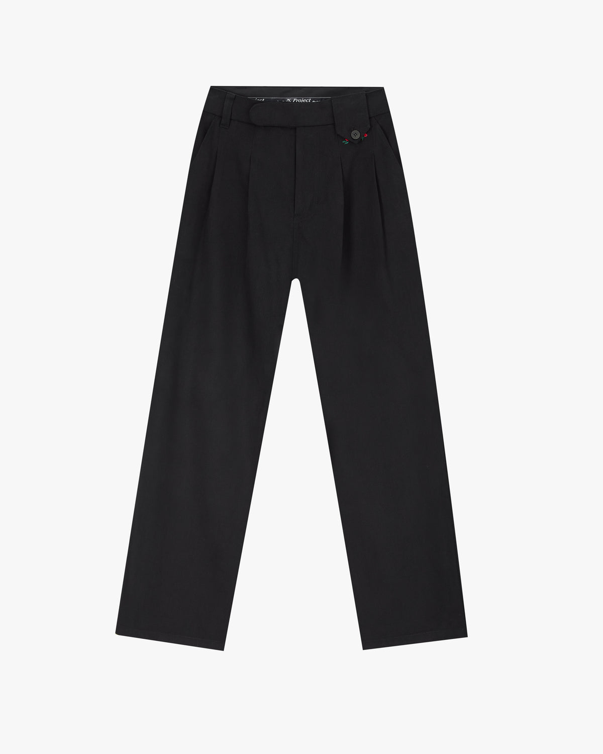Vinyl Chino Pants Black