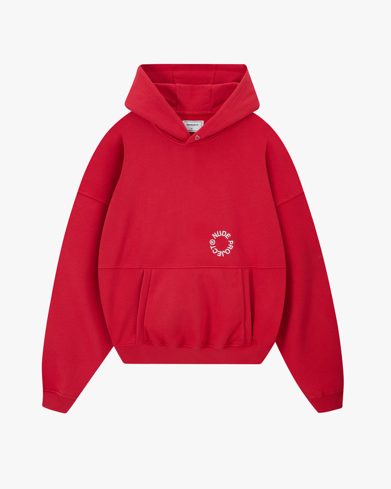 Kory Boxy Hoodie Red