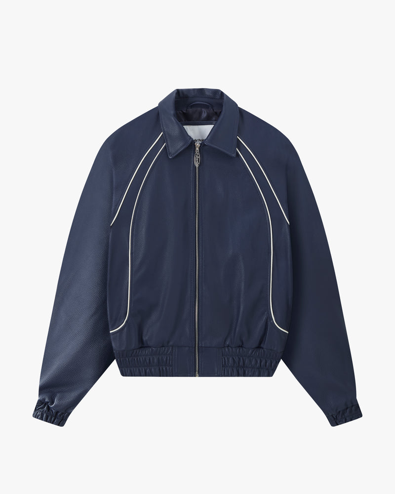 Iconic Logo Leather Jacket