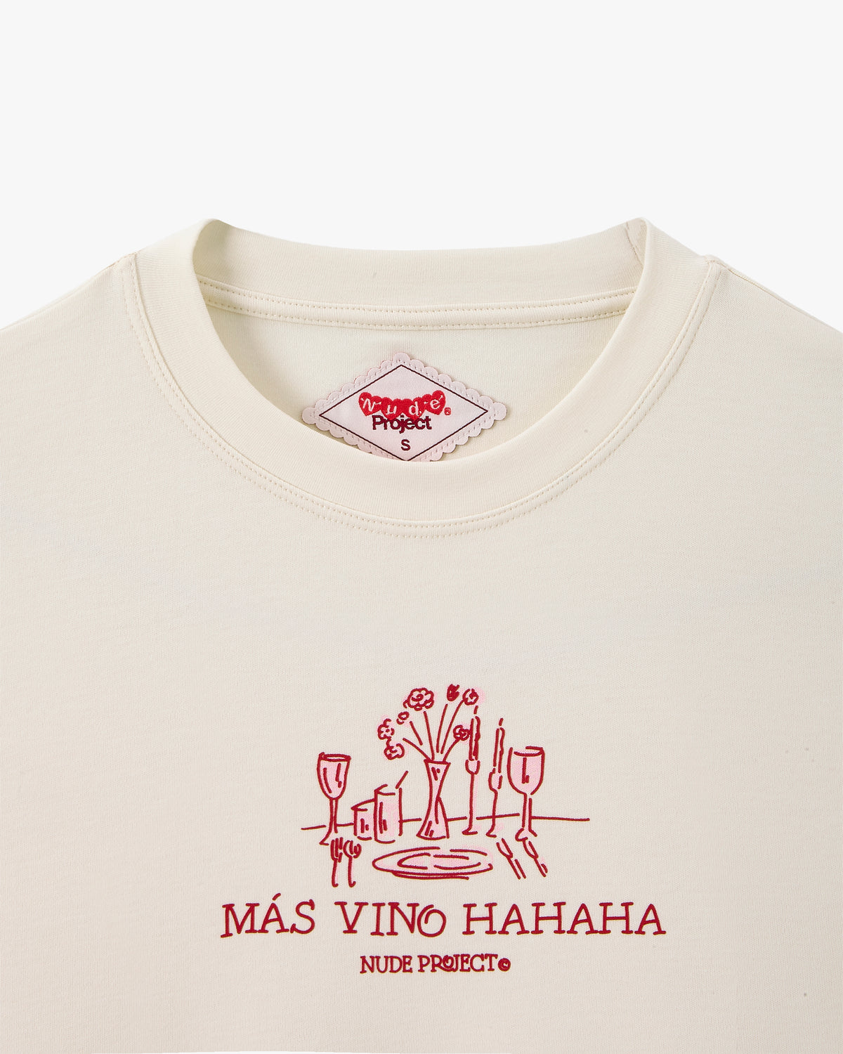 Más Vino Tee Cru