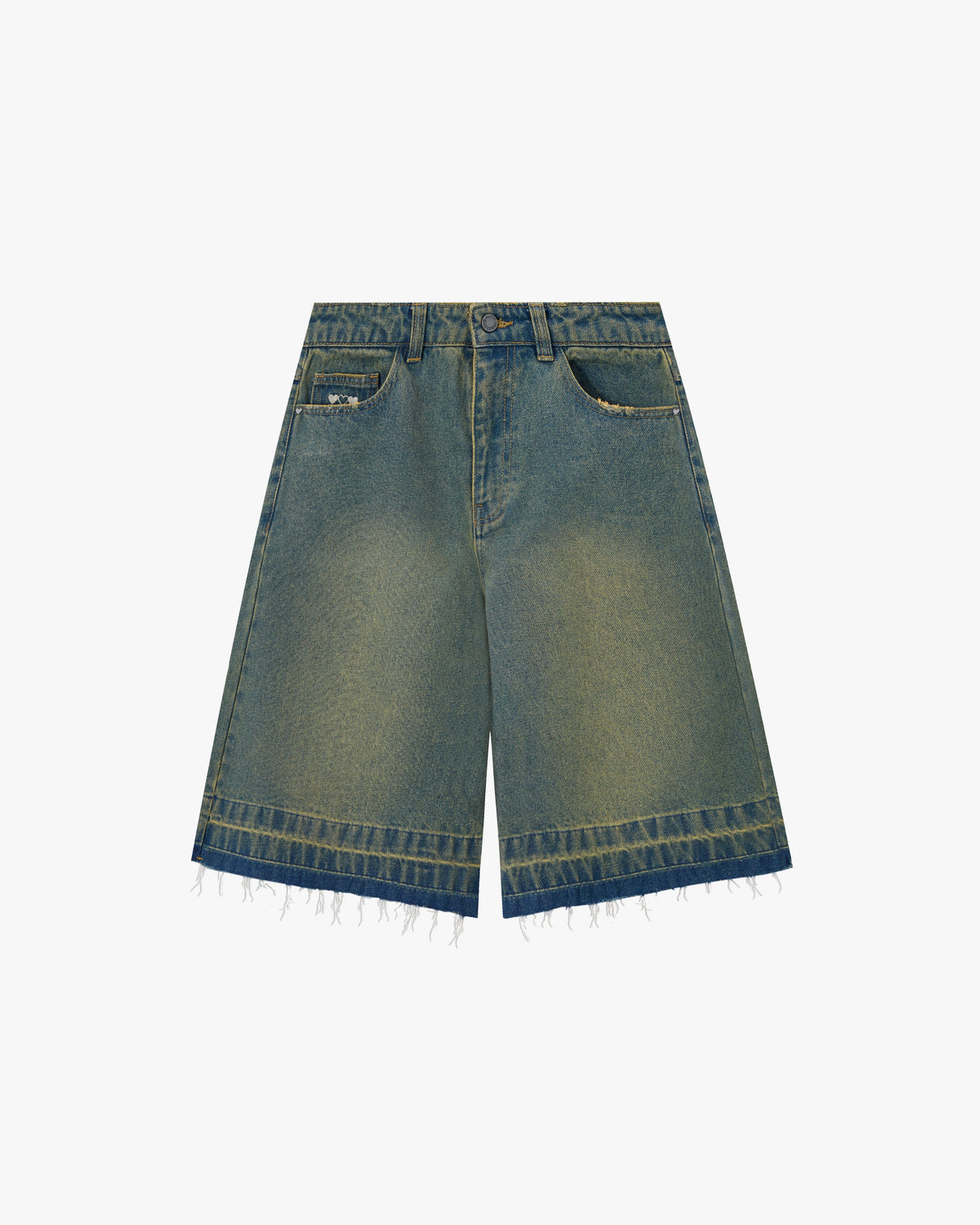 Old Baggy Denim Shorts Indigo