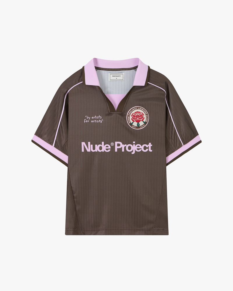 Basic Football Tee Brown