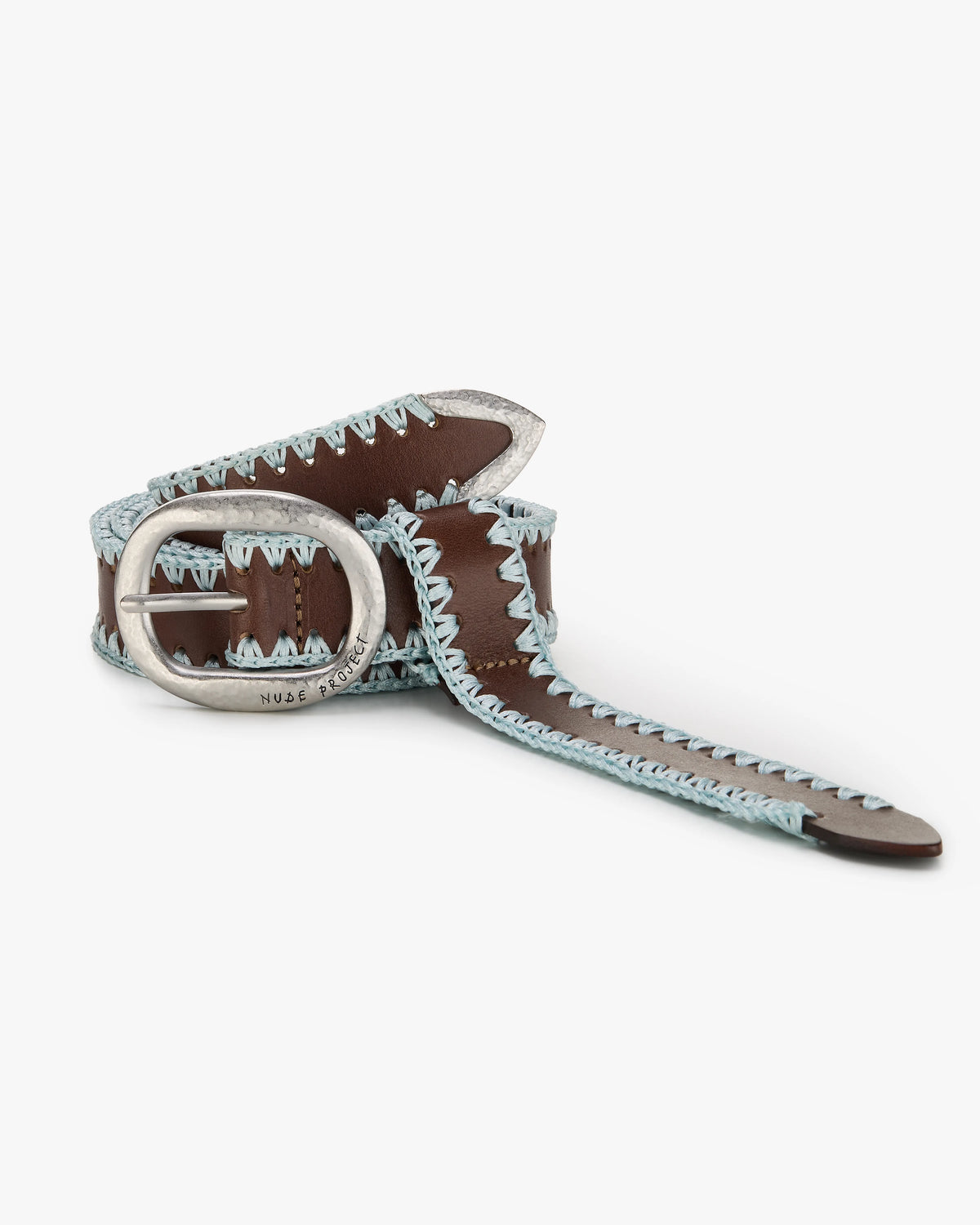 Stitched Genuine Leather Belt