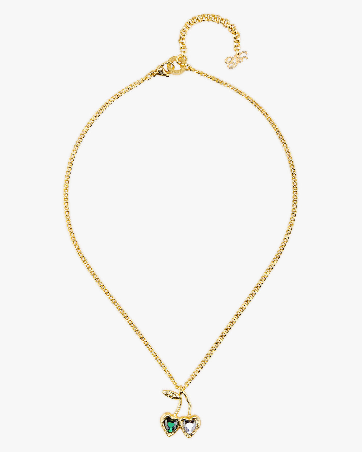Cherry Necklace Gold