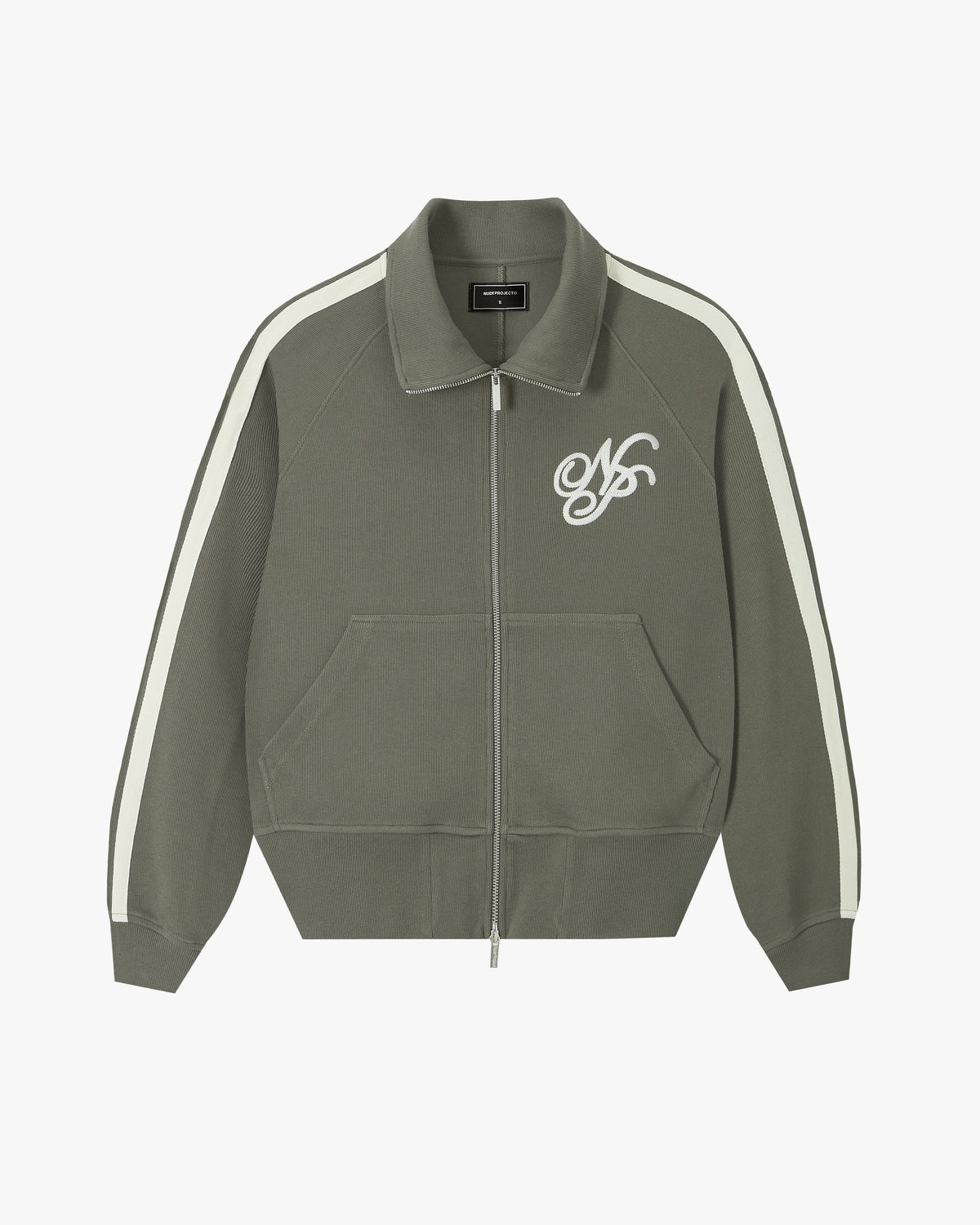 Ying Yang Zip-Up Green