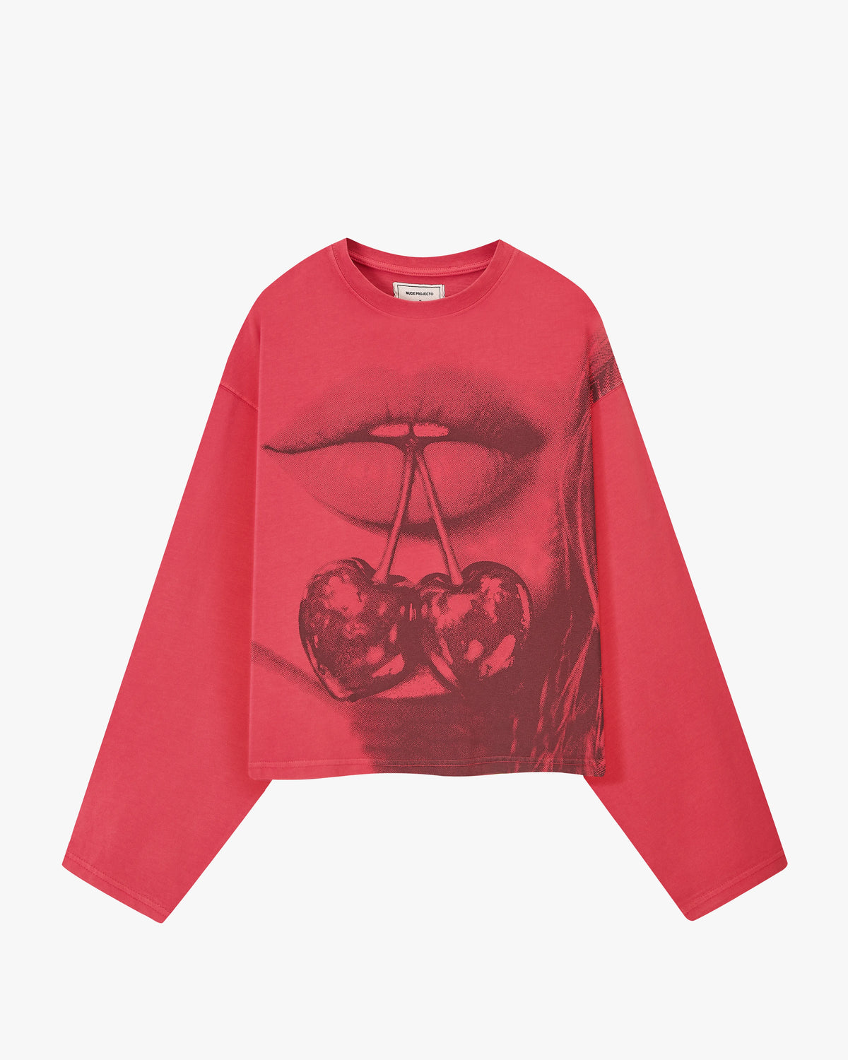 Kisses Long-Sleeve Tee Red