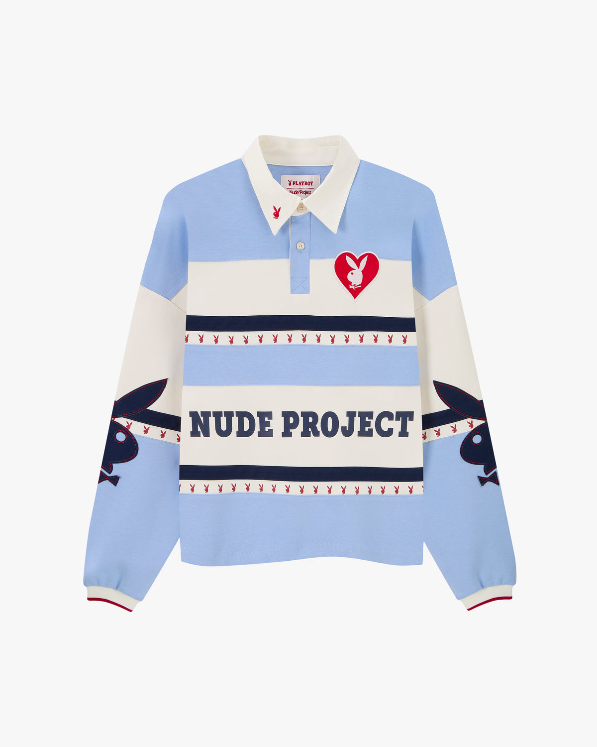 Playboy Rugby Polo Baby Blue