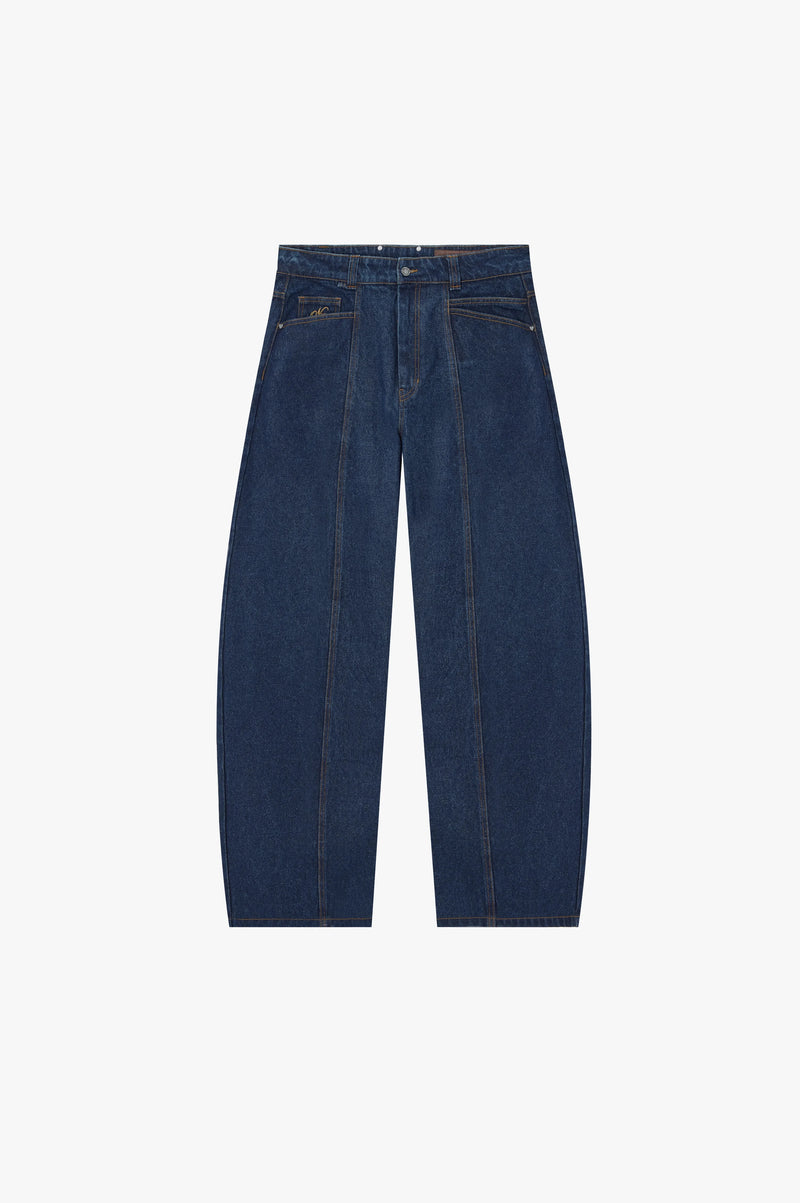 Barrel Jeans Raw Indigo