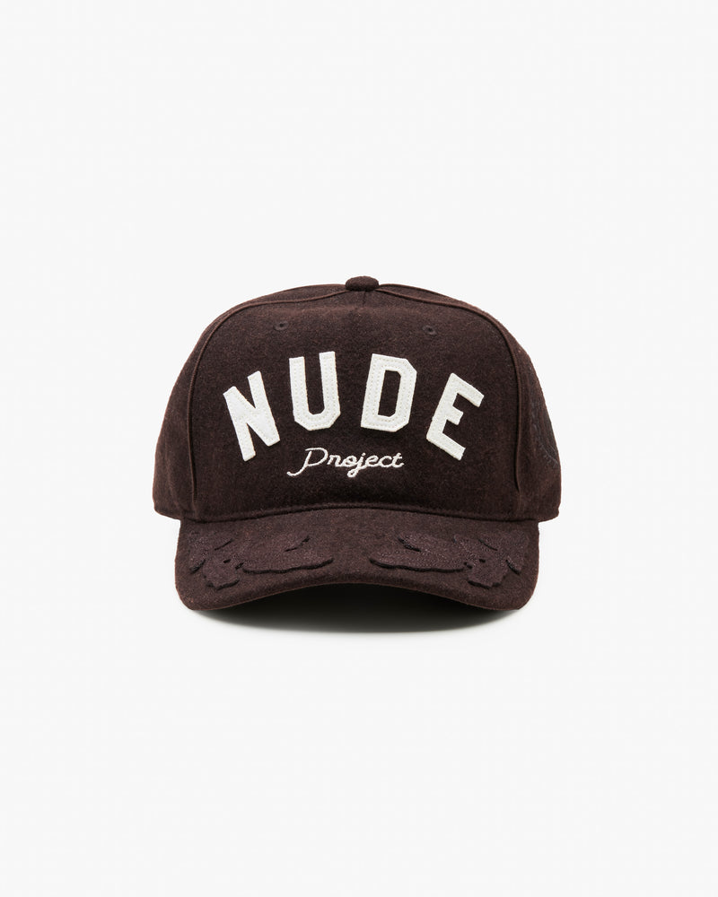 Nude Varsity Cap Brown