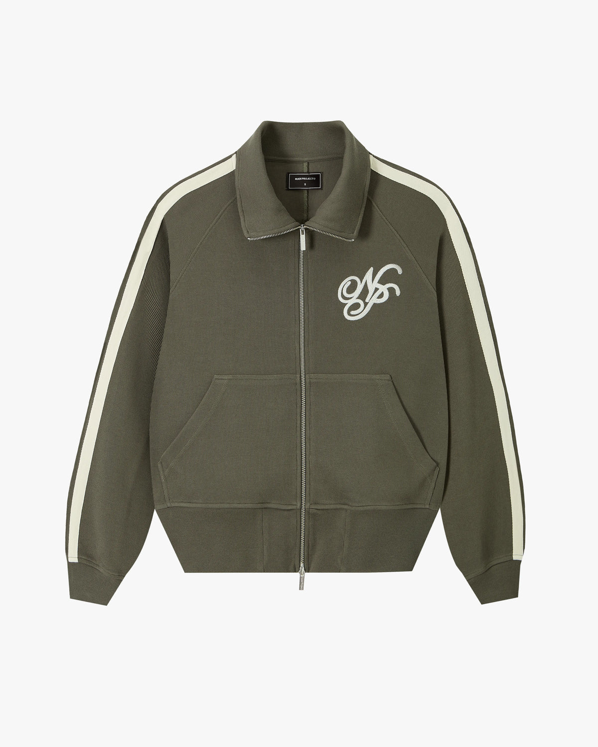 Ying Yang Zip-Up Green