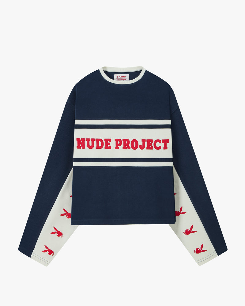 MontBlanc Long-Sleeve Tee Navy