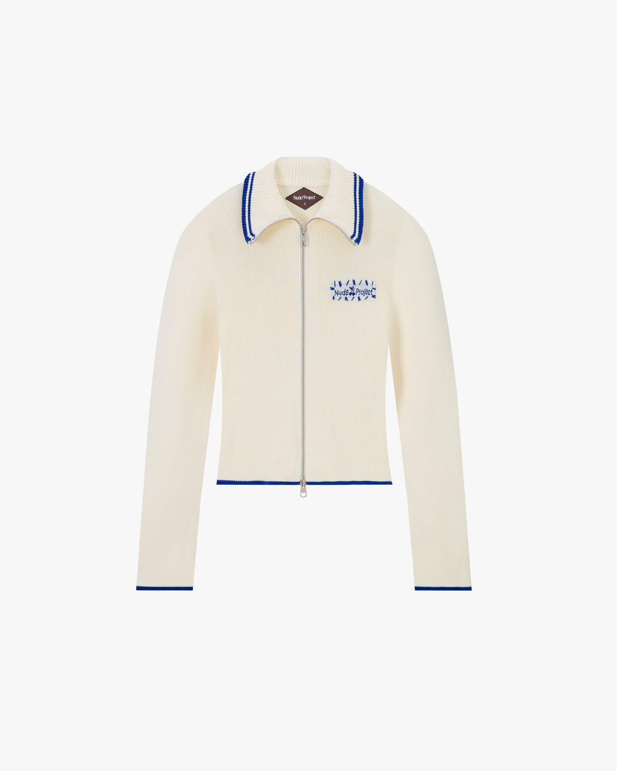 Kiddo Full-Zip Knit Ecru