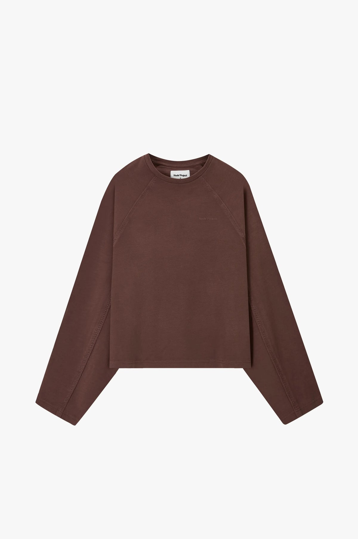Basic Long-Sleeve Tee Brown