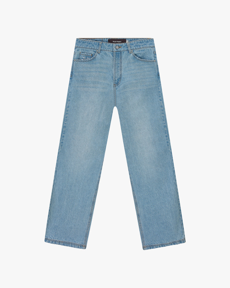 Basic Straight Jeans Light Wash
