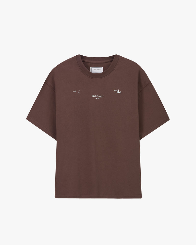 Global Soon Tee Brown