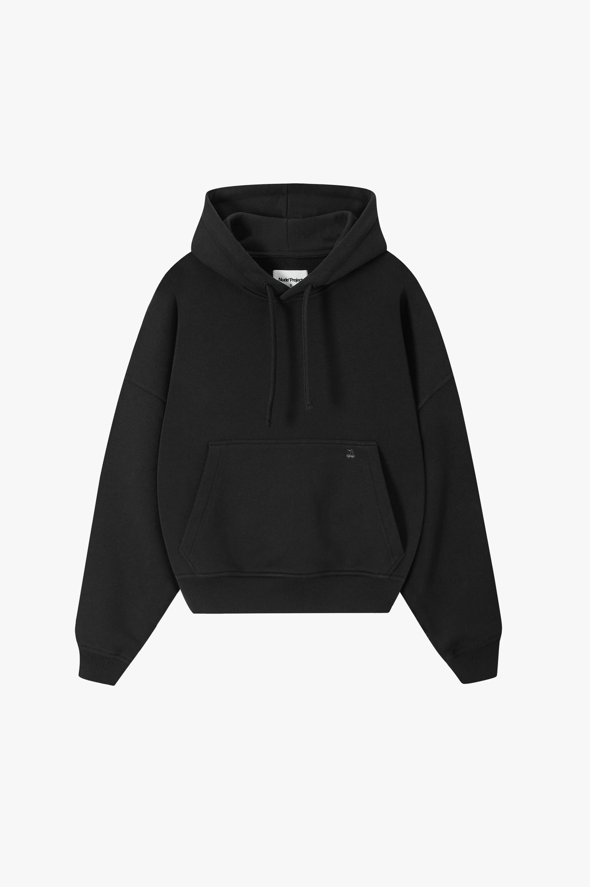 Marble Hoodie Black