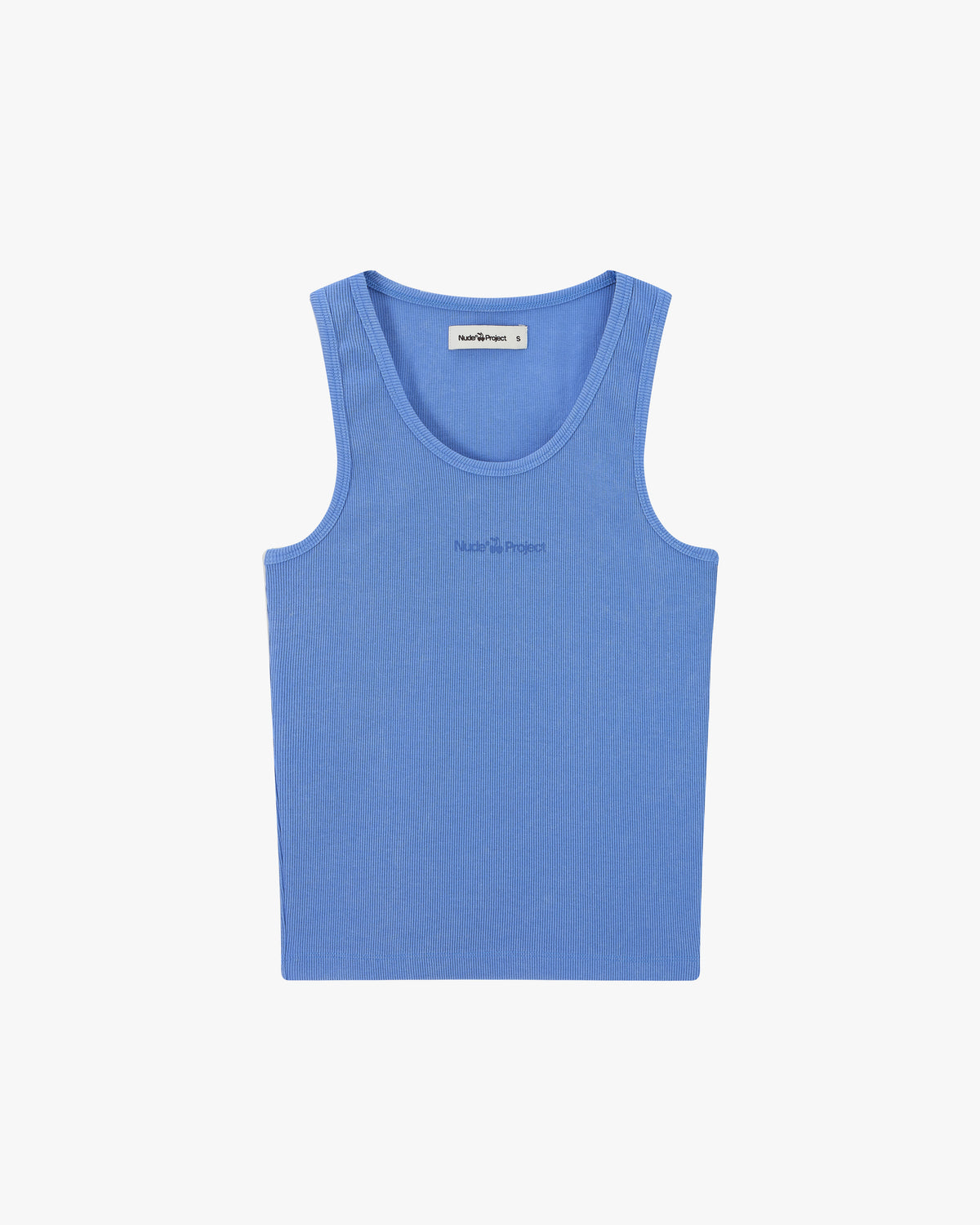 Ribbed Tank Top Blue