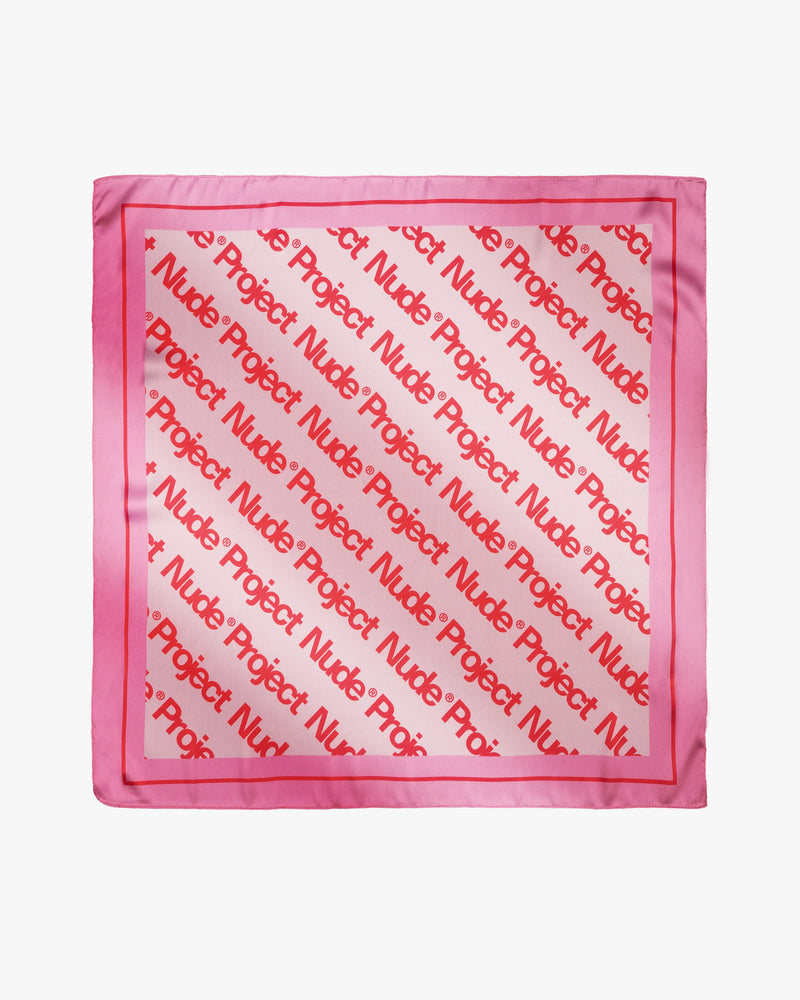 Kopftuch Classic Handkerchief Logo Rosa