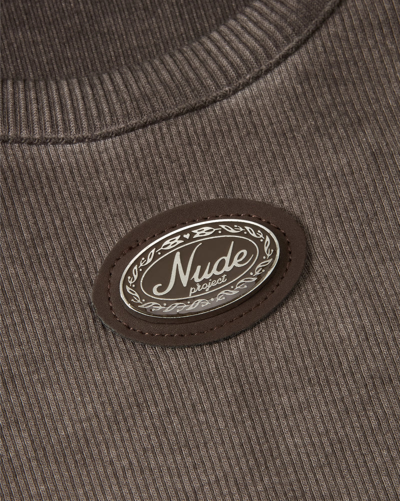 Regina Tank Top Washed Brown