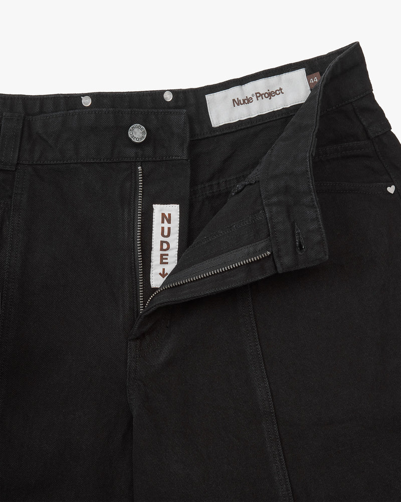 Barrel Jeans Black