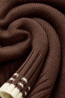 Work Trip Zip-Up Knit Cardigan