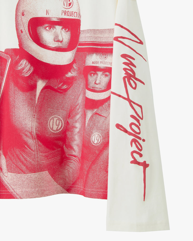 Rally Long-Sleeve Tee Red