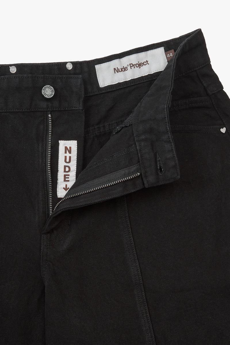 Barrel Jeans Black