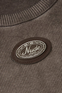 Regina Tank Top Washed Brown
