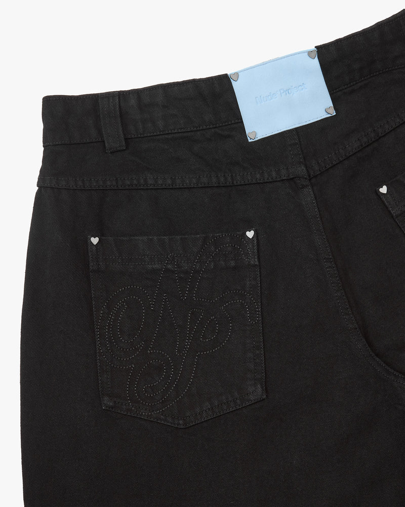 Barrel Jeans Black