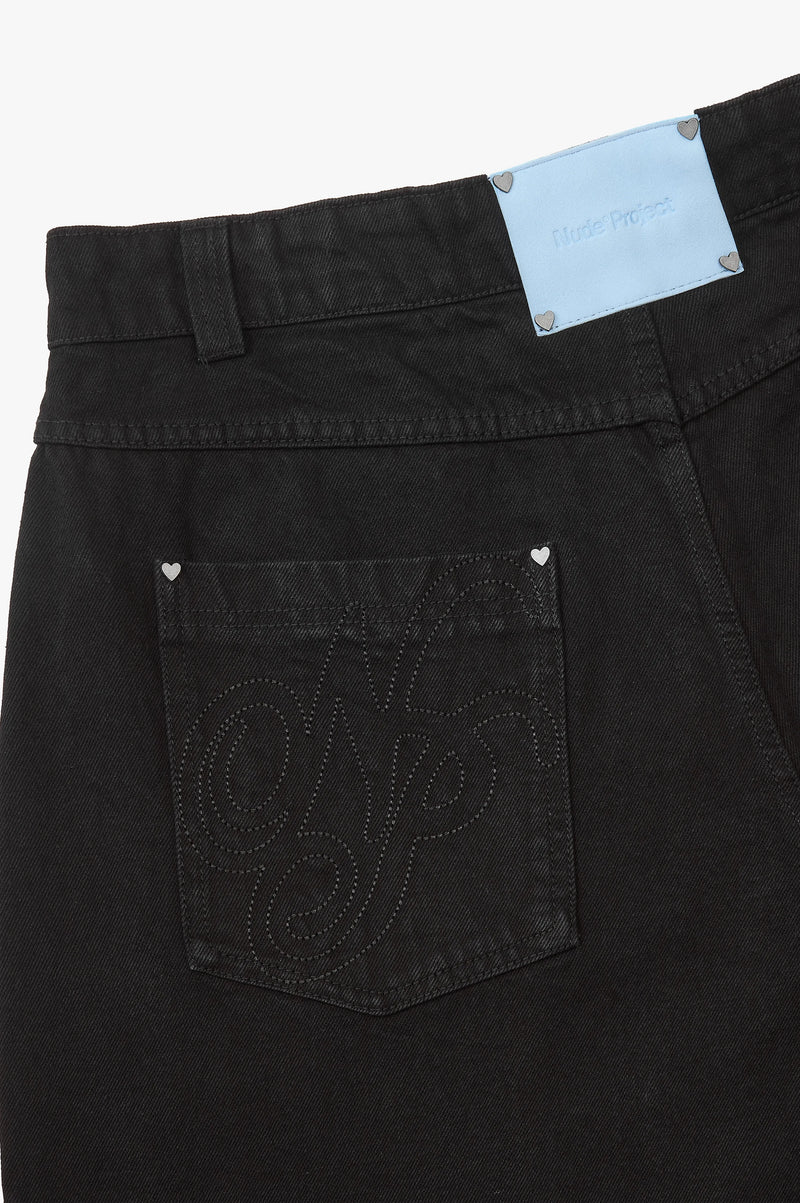 Barrel Jeans Black