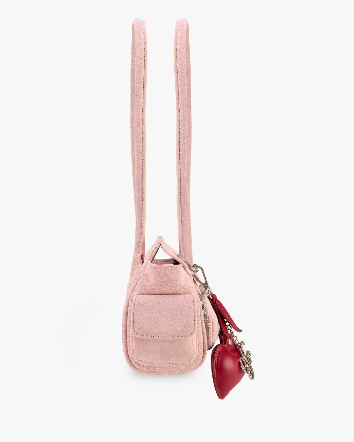 Aiko Real Suede Bag Pink