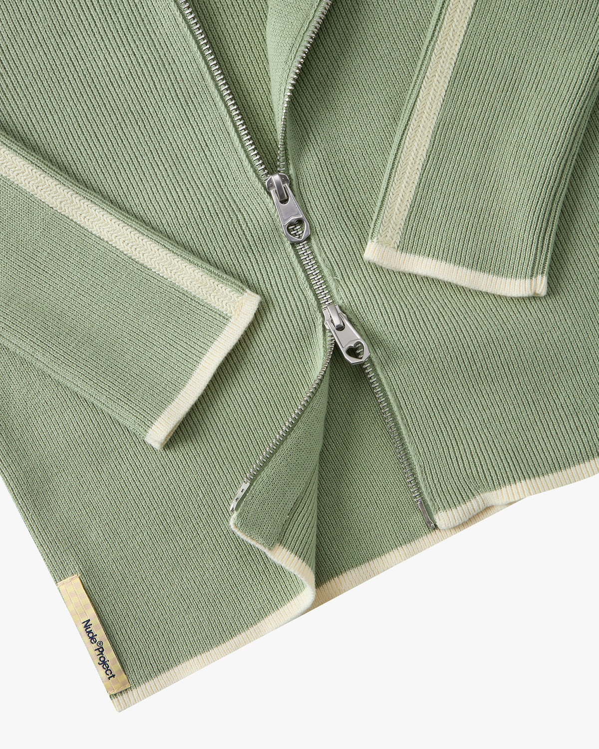 Cherries Full-Zip Knit Green