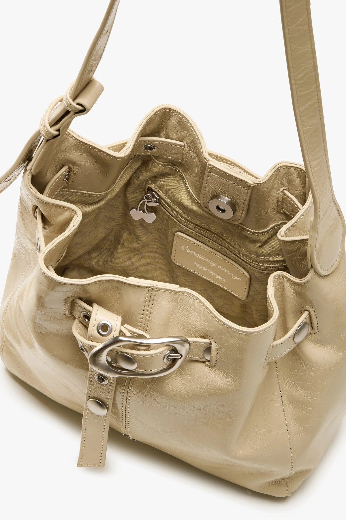 Evia Cross Body Leather Bag