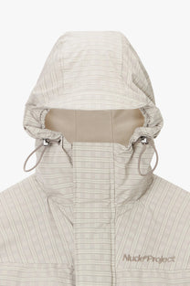 Checked Windbreaker Jacket